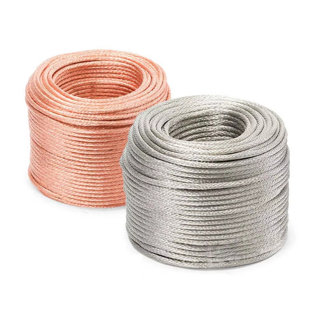 Copper stranded wire grounding wire copper braided wire soft conductive tape tin plated
