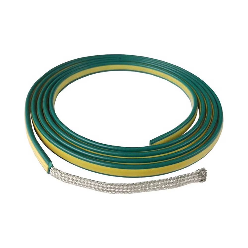 High-Quality single parallel multi-color multi-size tinned copper flat braid with PVC jacket solar PV cable