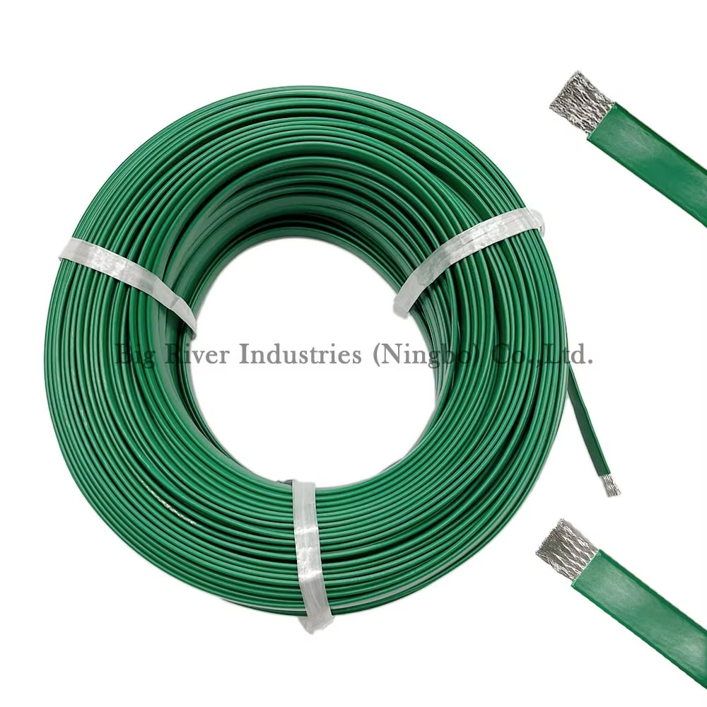 Tinned Copper Flat Braid with PVC jacket solar PV cable Flexible Tinned Copper Braid