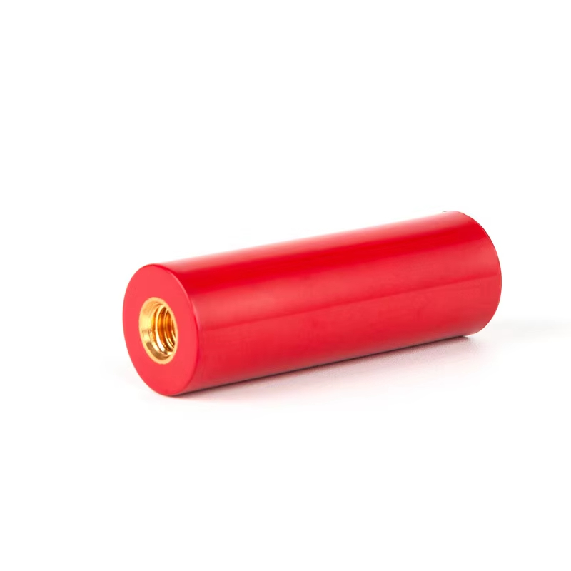 High strength electrical insulators MNS 15X45XM6 used for low-voltage insulators in distribution cabinets red insulator pillars