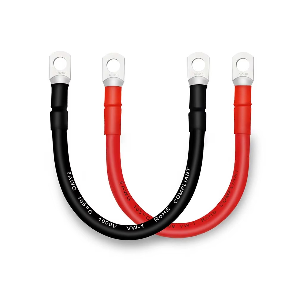 High Quality Rubber Insulated Flexible Copper Welding battery Cable battery cable terminal
